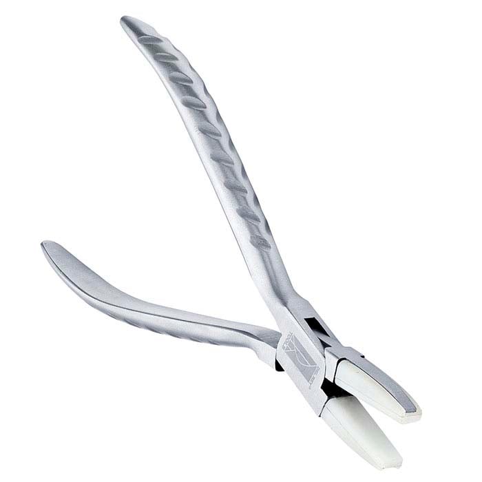 Del Rey™ Short Flat-Nose Pliers with Nylon Jaws
