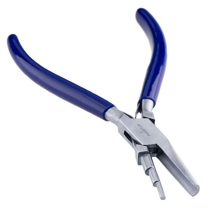 פליירים לעיטוף חוט עם אף עגול ומדרגות קעורות