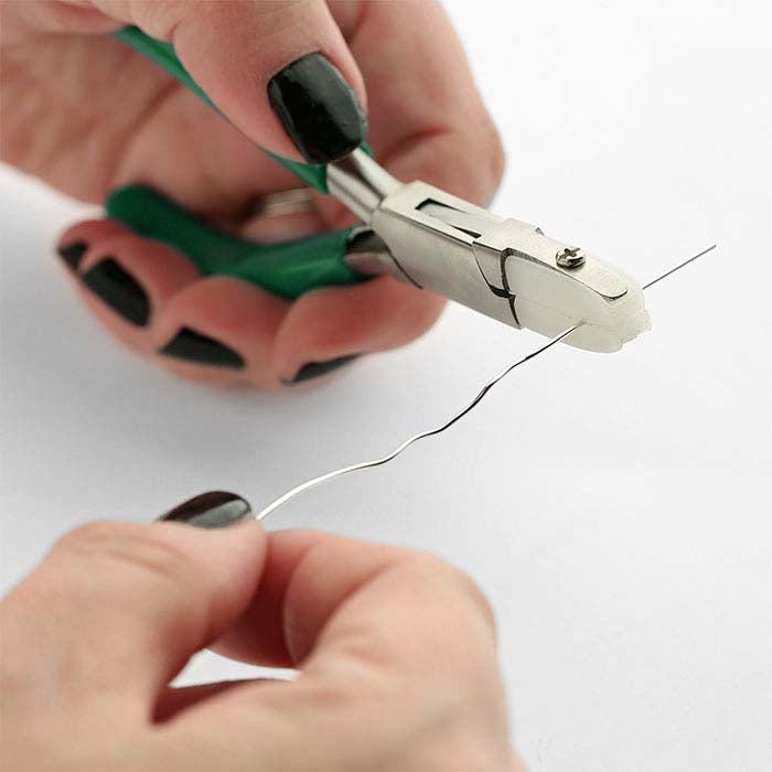 Plokščios nosies replės su nailoniniais žandikauliais