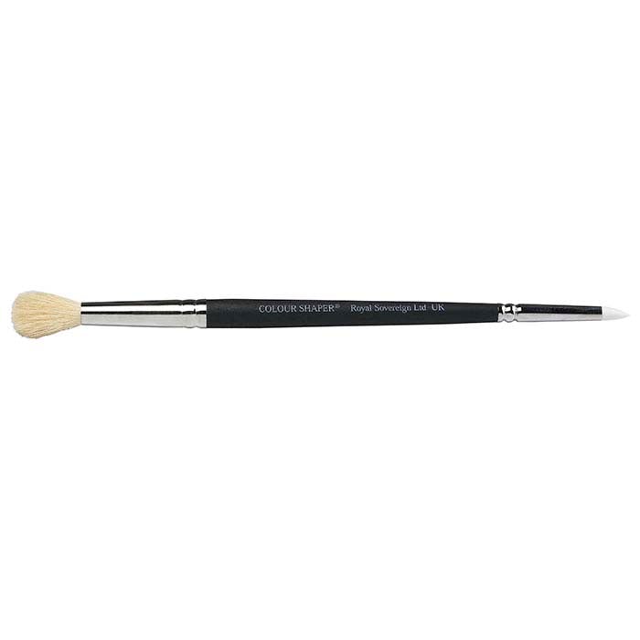 Kaksipäinen värimuotoilija, #2 kapeneva pää ja mop-sivellin