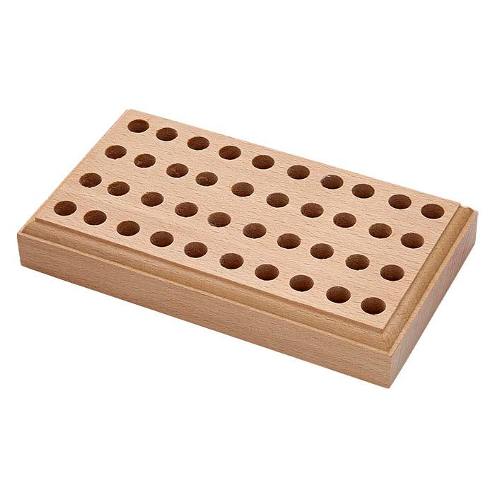 Solid Wood Stamp Stand, 40-Hole