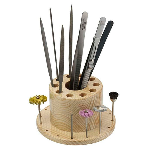 Hardwood Benchtop Tool Organizer