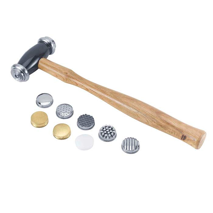 Texturing Hammer with 10 Interchangeable Faces, 0.28 kg.