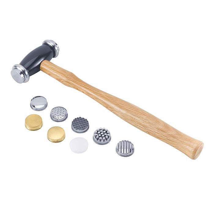Texturing Hammer with 10 Interchangeable Faces, 0.28 kg.