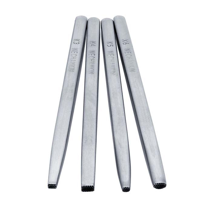 Nechamkin Matting Chasing Tool Set, Set of 4