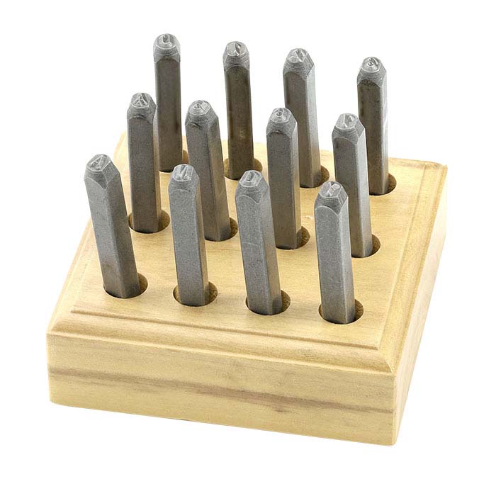 Beveled Solid Wood Stand for Round Design Stamps