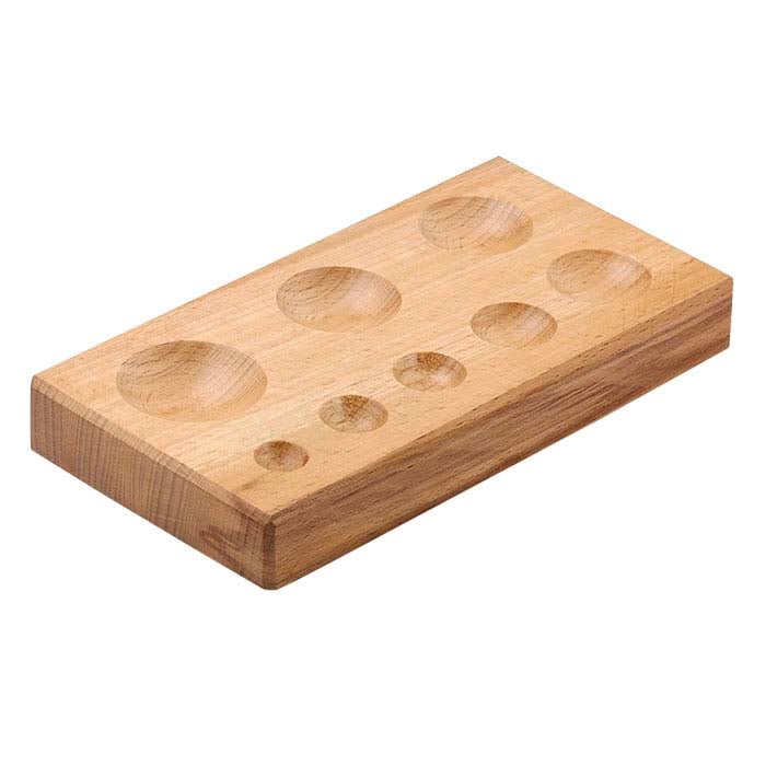 Wood Dapping Block Round