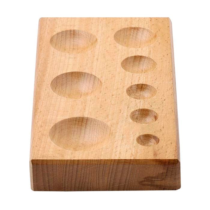 Wood Dapping Block Round