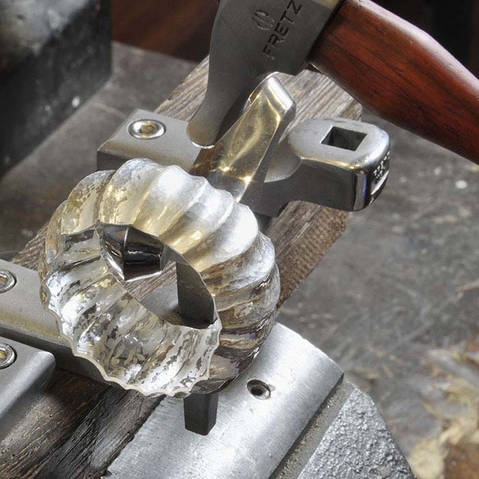 Fretz® HMR-8 Jeweler's Rounded Narrow Raising Hammer, 0.07 kg.