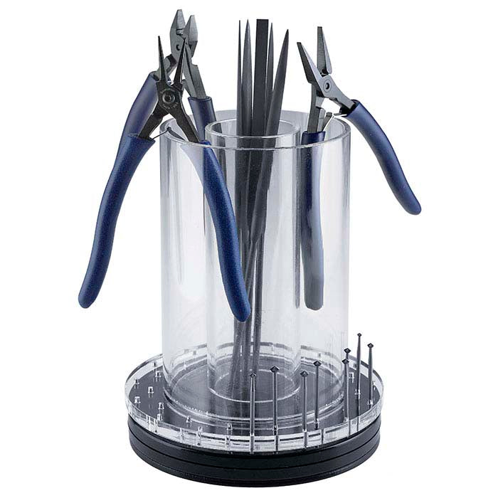 Acrylic Rotating Pliers and Cutters Organizer
