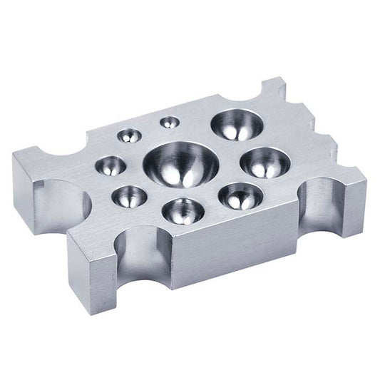 Steel Dapping Block 22 Depressions