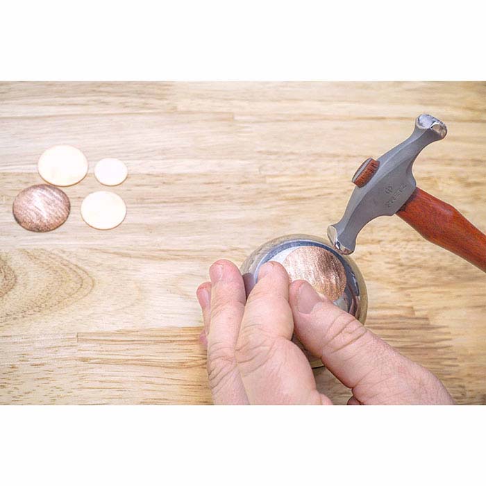 Fretz® HMR-14A Cross-Peen Raw Silk Texturing Hammer, 0.09 kg.