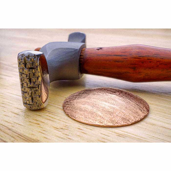 Fretz® HMR-14A Cross-Peen Raw Silk Texturing Hammer, 0.09 kg.