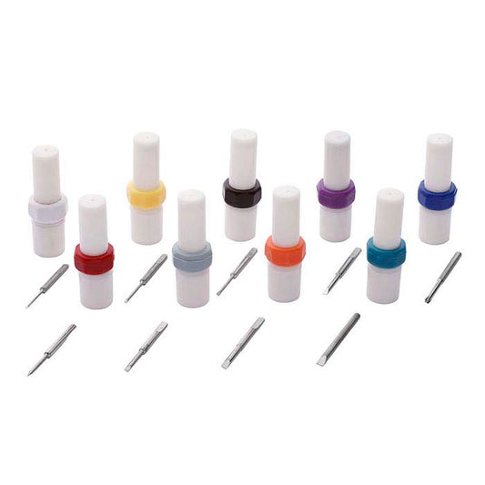 Schraubendreher-Ersatzspitzen-Set, 9-teilig