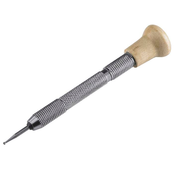 Pin Vise with Wood Handle