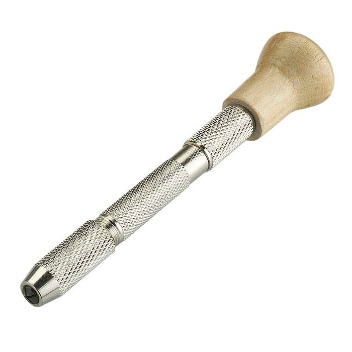 Pin Vise with Wood Handle