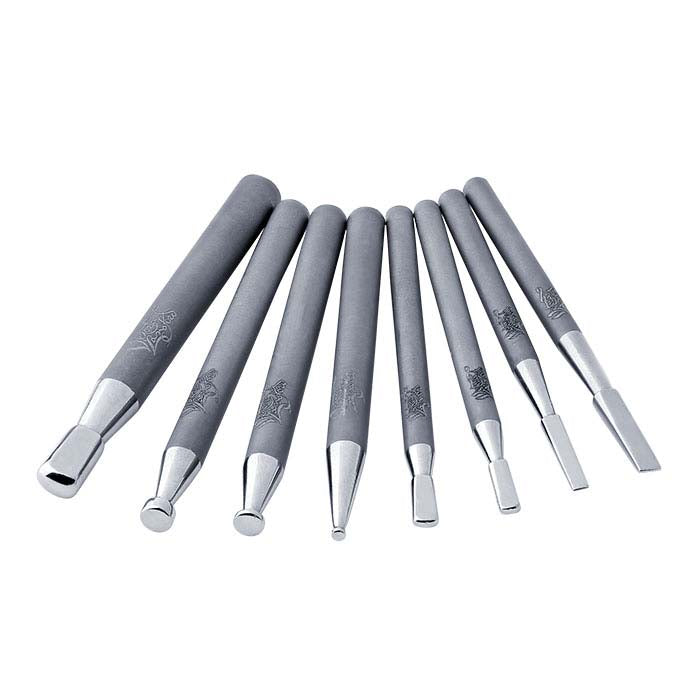 Eastern Repoussé Chasing Tools, Set of 8