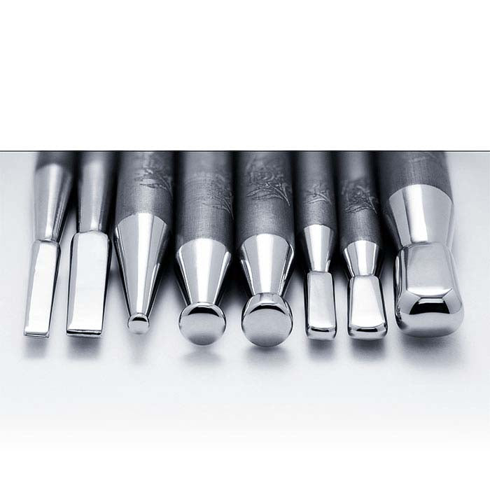 Eastern Repoussé Chasing Tools, Set of 8