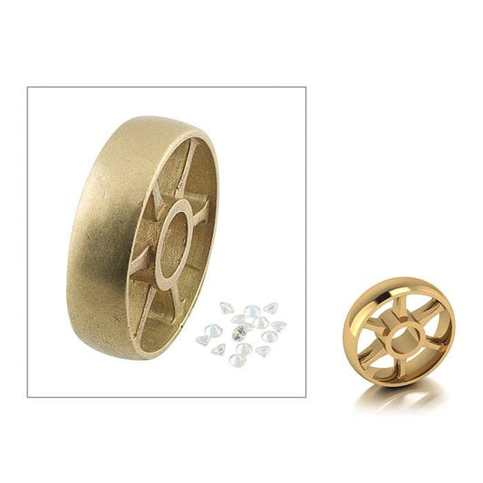 TrendSetter Low-Dome Wheel for Flush, Bead and Pavé Settings