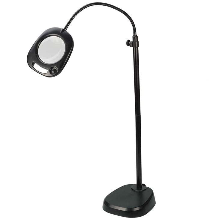 Daylight™ Convertible 127.0mm LED Floor and Table Magnifying Lamp