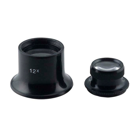 Japanese Watchmaker's 12X and 4X Dual Magnification Loupe