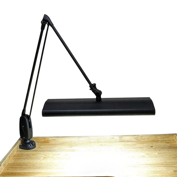 Dazor® Three-Bulb Fluorescent Lamp, Black