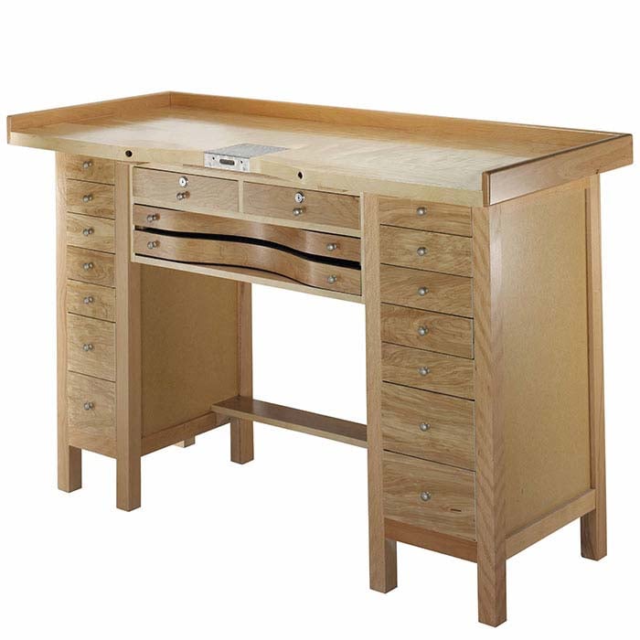 Jeweler's 16-Drawer Workbench