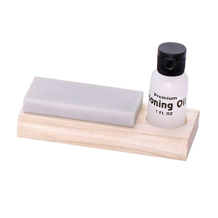 Translucent Arkansas Sharpening Stone Station