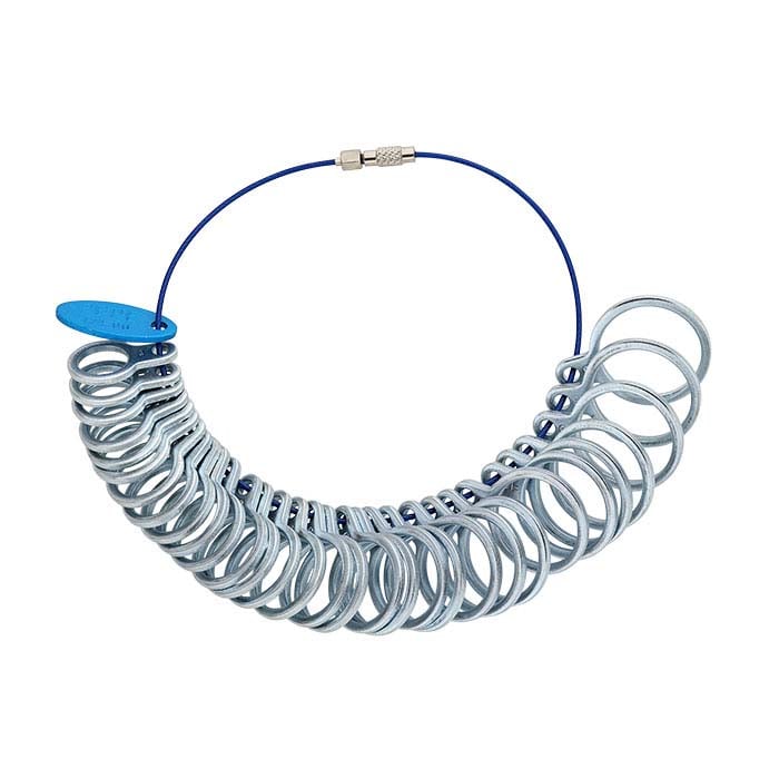 GemOro® Precision Steel Finger Ring Sizer