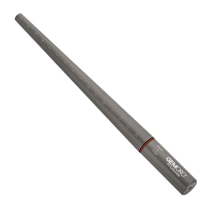 GemOro® Aluminum Ring Mandrel, Sizes 1–16