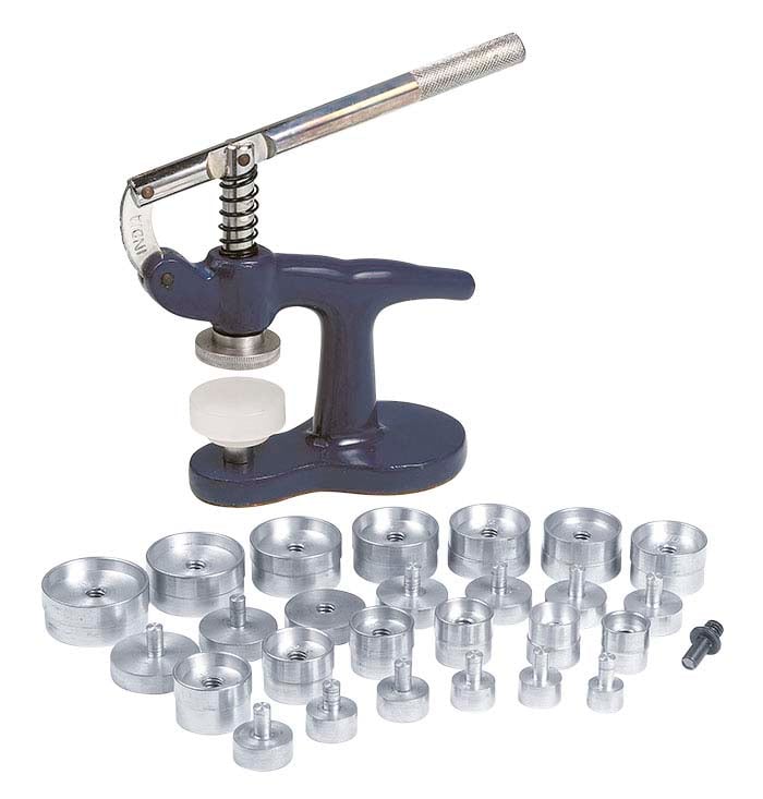 Benchtop Aluminum-Die Watch-Closing Press Set
