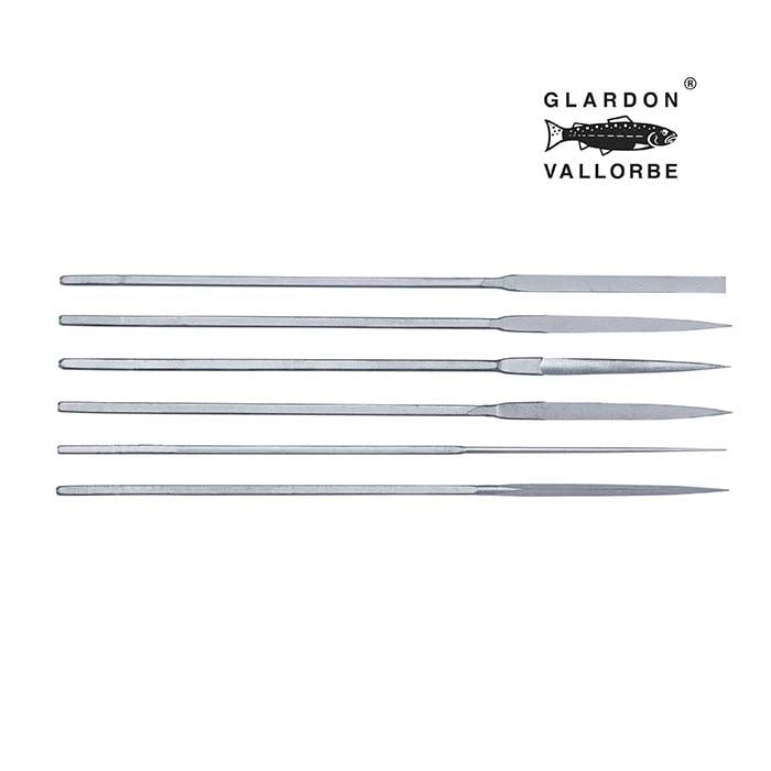 Glardon Vallorbe® Escapement Buffing Files, G10, Set of 6