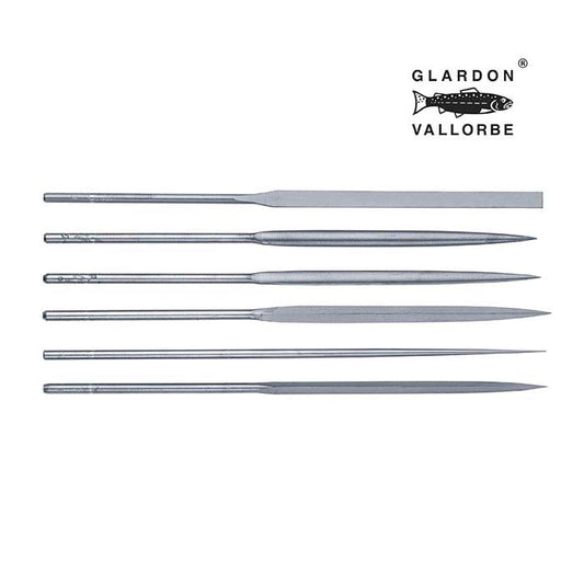 Glardon Vallorbe® Needle Buffing Files, G10, Set of 6