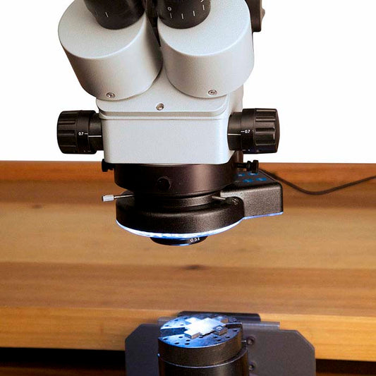 LED-ringlamp bevestiging voor microscopen