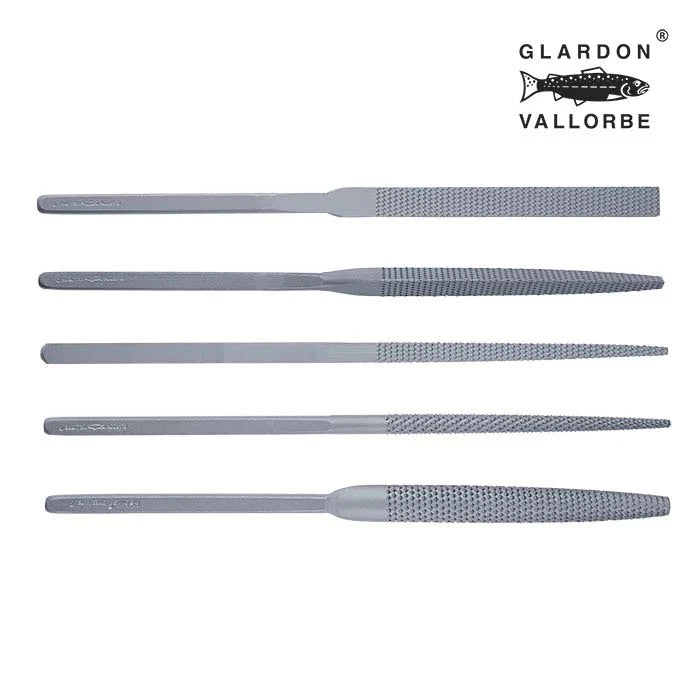 Glardon Vallorbe® Habilis Wax File Set, #3, Set of 5