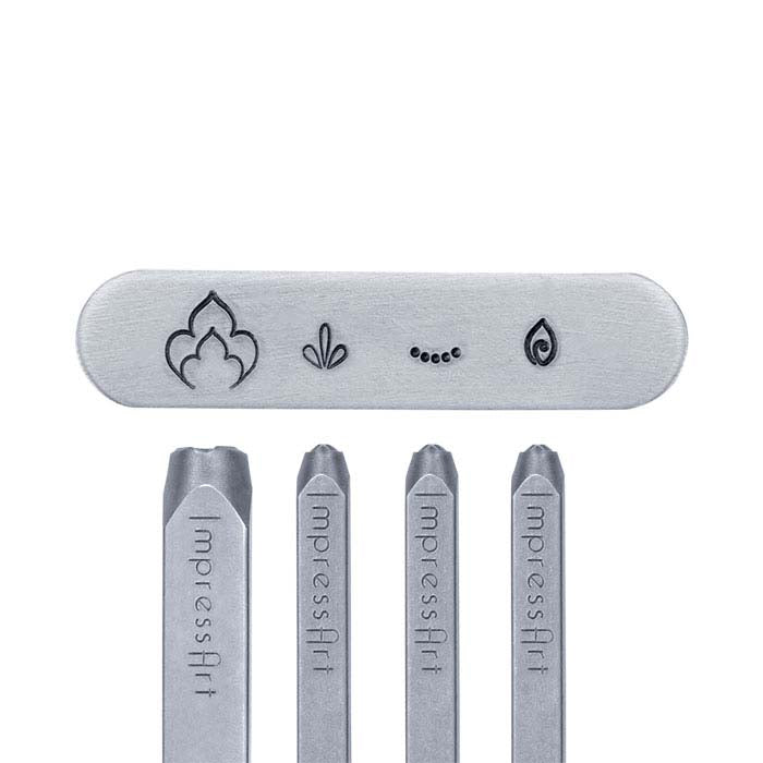 ImpressArt® Design Stamp Set, Henna Mandala Series