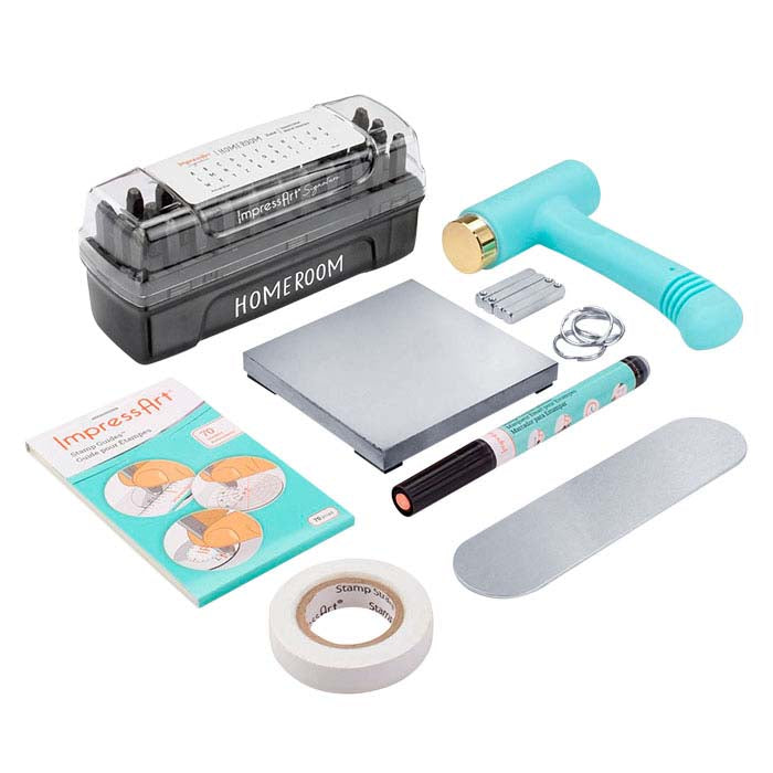 ImpressArt® Essential Hand Stamping Kit Homeroom, 3mm Characters