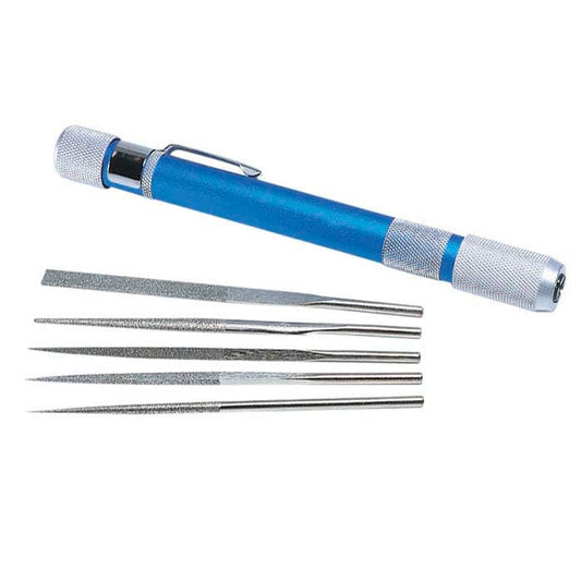 Pocket Diamond Needle File Set, 120/140 Mesh, Set of 5
