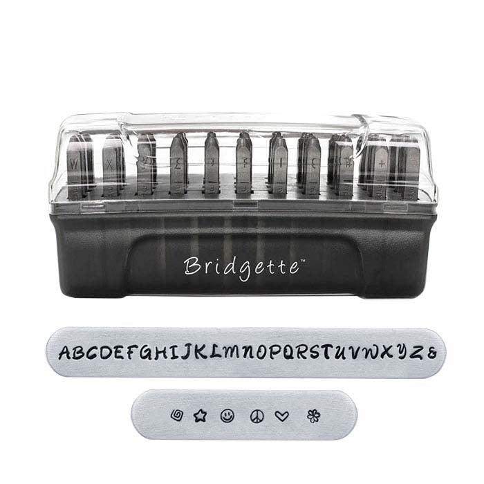 ImpressArt® Design Stamp Set, Uppercase Bridgette Alphabet, 3mm Characters