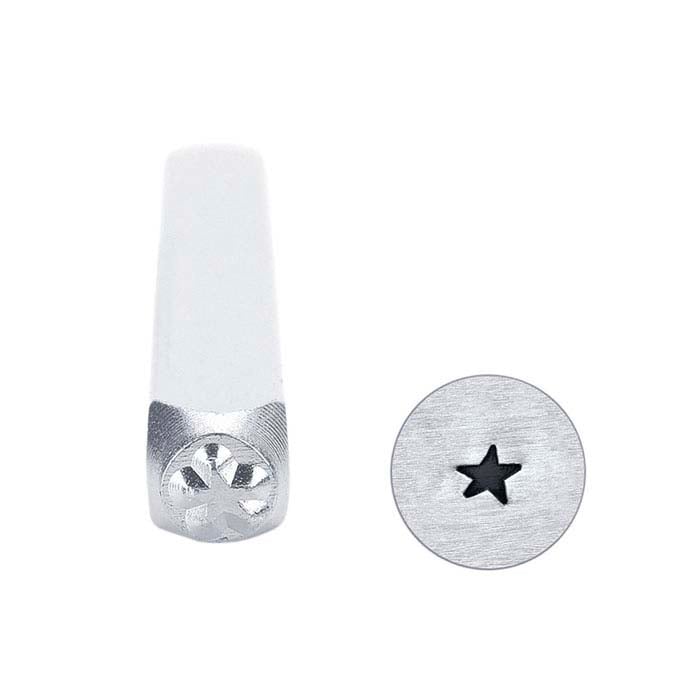 ImpressArt® Vinklet Solid Stjernedesign Stempel, Tegn