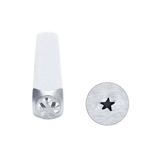 ImpressArt® Punzone a Stella Solida Angolata, Carattere 3mm