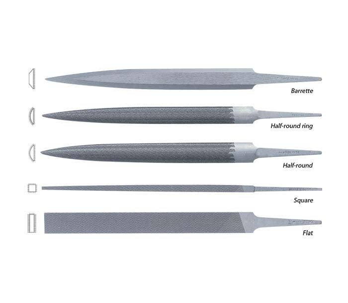 Friedrich Dick Hand File Set, Set of 5