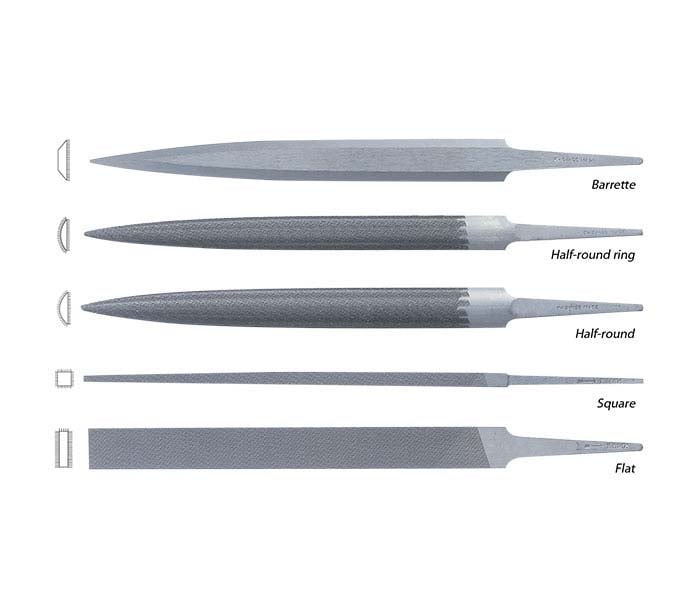 Friedrich Dick Hand File Set, Set of 5