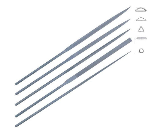 Friedrich Dick Needle File Set, Set of 5