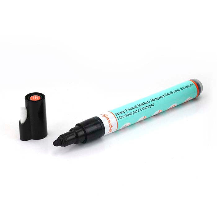 ImpressArt® Black Design Stamp Enamel Marker