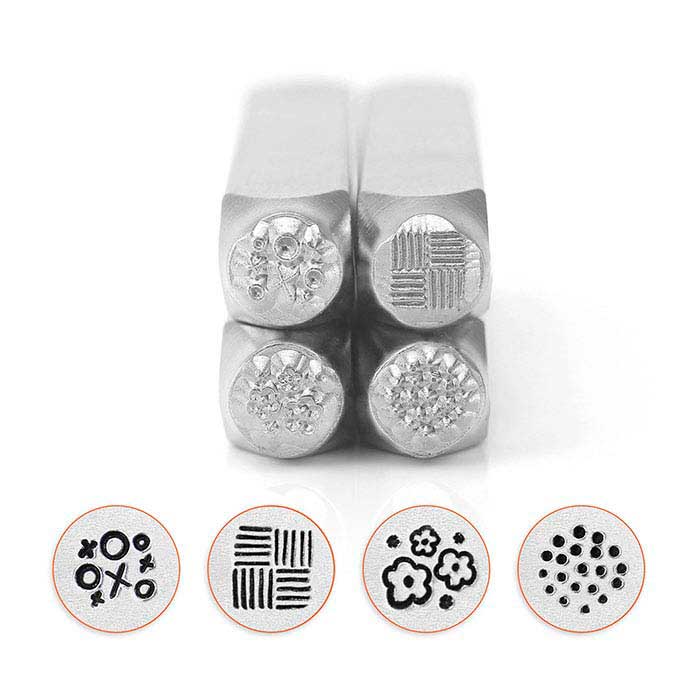 ImpressArt® Design Stamp Set, Texture Series 1, 6mm Characters