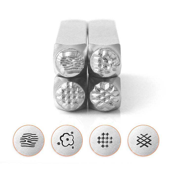 ImpressArt® Design Stamp Set, Texture Series 2, 6mm Characters