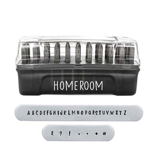 ImpressArt® Design Stamp Set, Uppercase Homeroom Alphabet, 3mm Characters