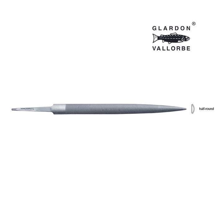 Glardon Vallorbe® Precision Half-Round Ring Hand File