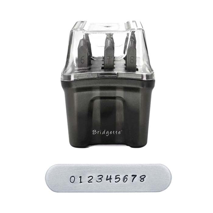 ImpressArt® Design Stamp Set, Numbers Bridgette, 3mm Characters